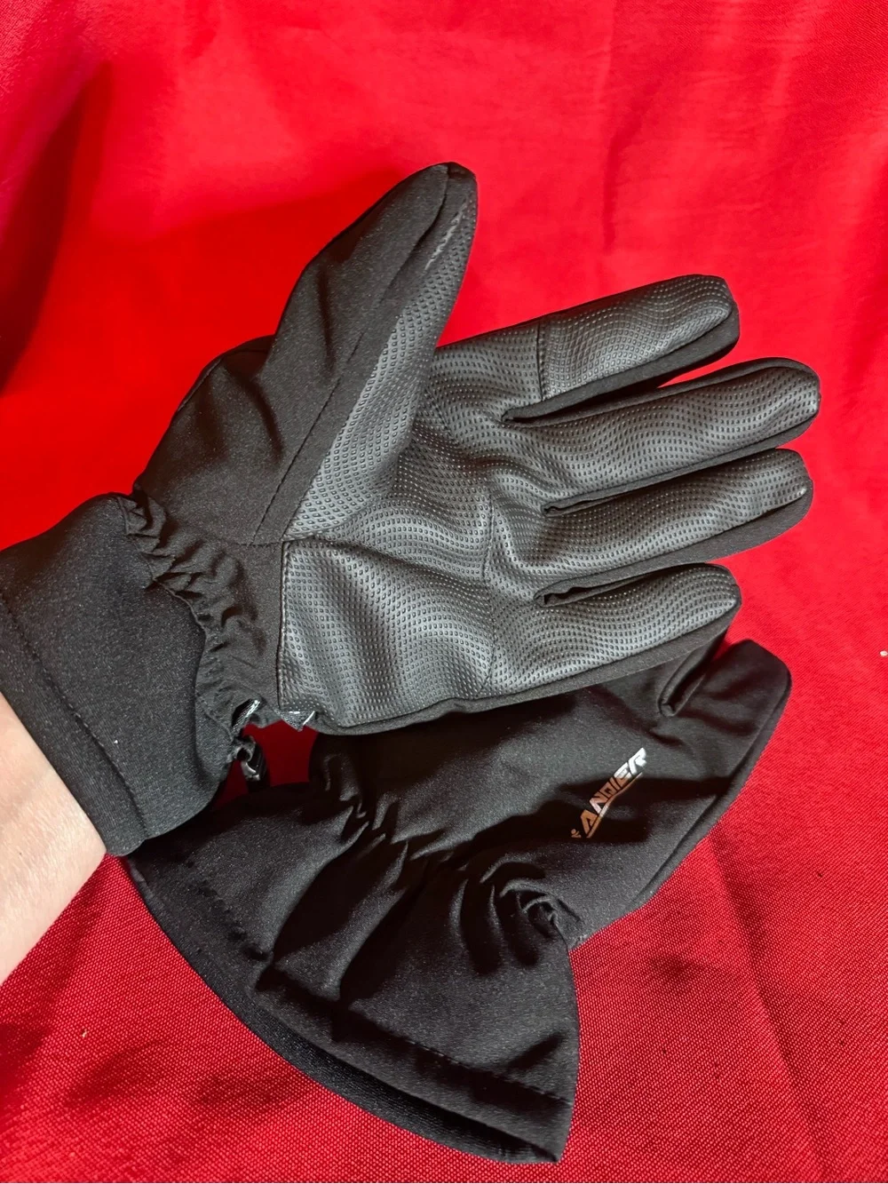 Unisex Black Touchscreen Winter Gloves -